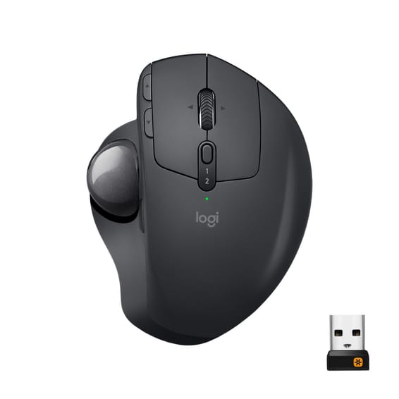 Logitech MX Ergo souris Droitier RF sans fil + Bluetooth Trackball 440 DPI (910-005179)