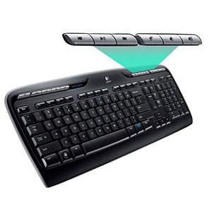 Logitech Wireless Combo MK330 clavier Souris incluse USB QWERTY US International Noir (920-003989) — image 6