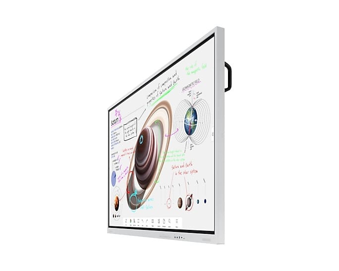 Samsung WM75B tableau blanc interactif et accessoire 190,5 cm (75") 3840 x 2160 pixels Écran tactile Gris USB / Bluetooth — image 6