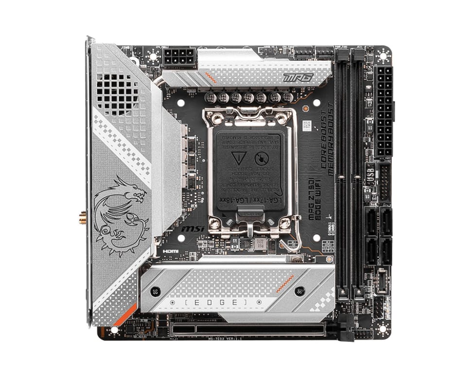MSI MPG Z790I EDGE WIFI carte mère Intel Z790 LGA 1700 mini ITX (MPG Z790I EDGE WIFI) — image 2