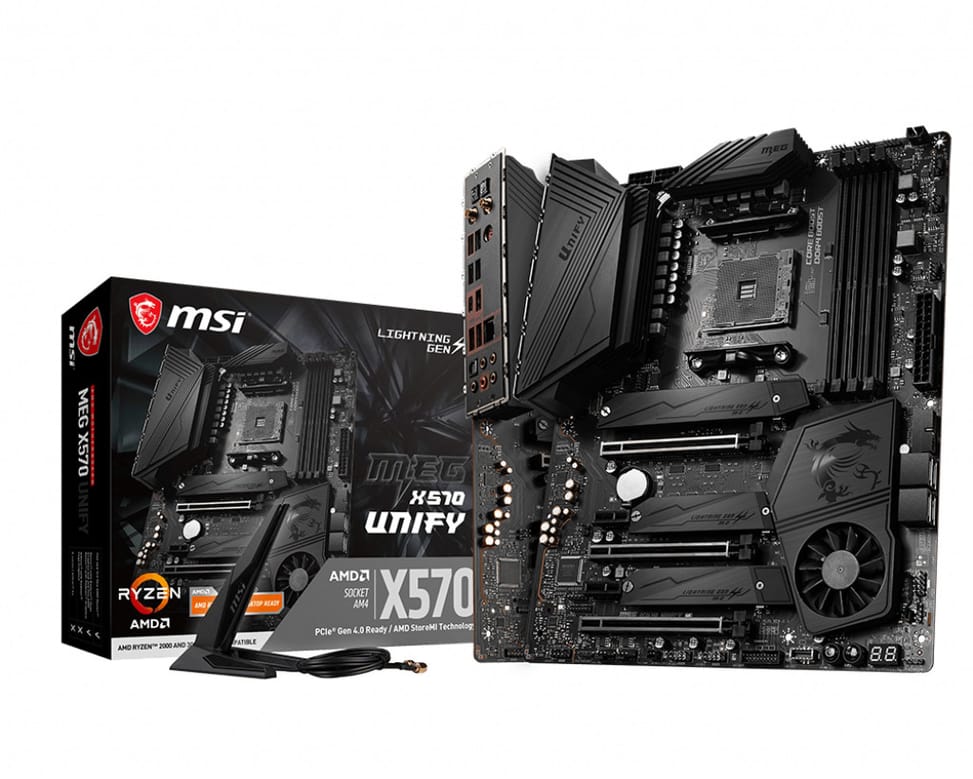 MSI MEG X570 UNIFY carte mère AMD X570 Emplacement AM4 ATX (MEG X570 UNIFY) — image 1