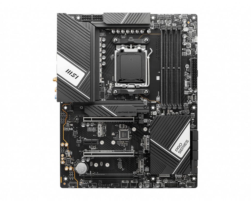 MSI PRO X670-P WIFI carte mère AMD X670 Emplacement AM5 ATX (PRO X670-P WIFI) — image 2