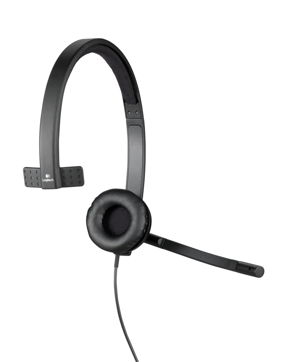 Logitech H570e Casque Avec fil Arceau Bureau/Centre d'appels USB Type-A Noir (981-000571) — image 3