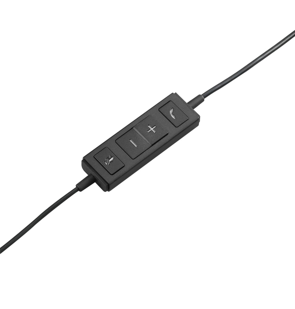 Logitech H570e Casque Avec fil Arceau Bureau/Centre d'appels USB Type-A Noir (981-000571) — image 6