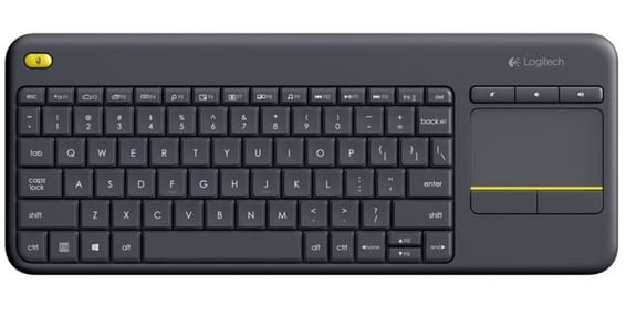 Logitech K400 Plus Tv clavier RF sans fil QWERTZ Allemand Noir (920-007127)
