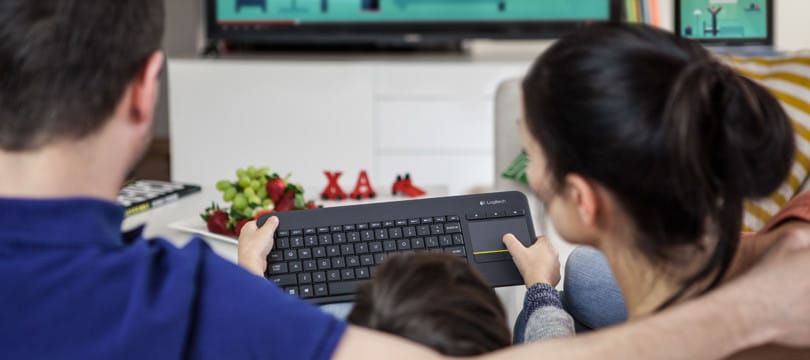 Logitech K400 Plus Tv clavier RF sans fil QWERTZ Allemand Noir (920-007127) — image 3