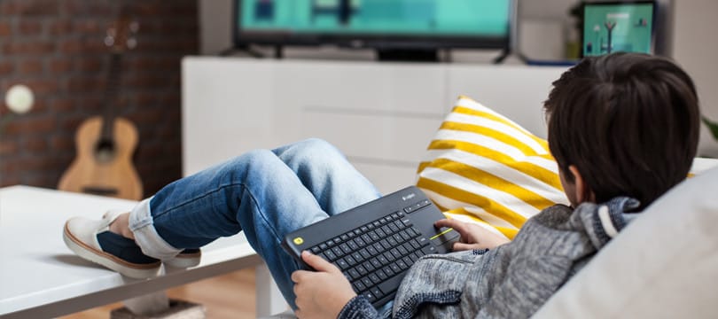 Logitech K400 Plus Tv clavier RF sans fil QWERTZ Allemand Noir (920-007127) — image 4