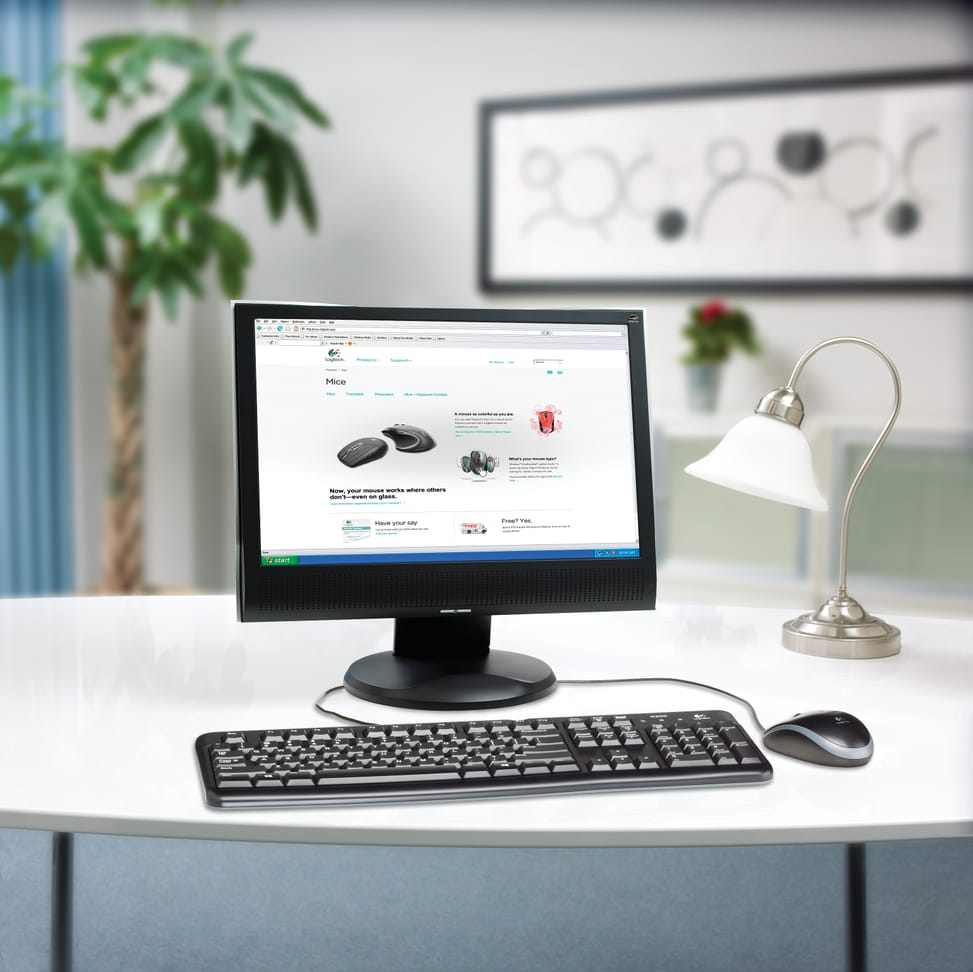 Logitech Desktop MK120 clavier Souris incluse USB QWERTY Noir Desktop MK120, NSEA & EER (920-002562) — image 11