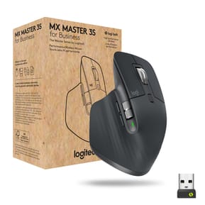 Logitech MX Master 3s for Business souris Droitier RF sans fil + Bluetooth Laser 8000 DPI (910-006582)