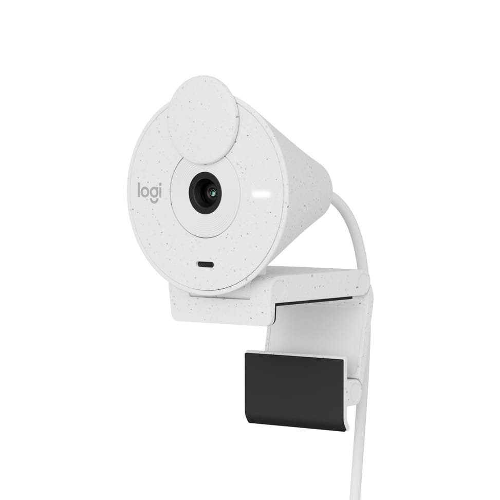 Logitech Brio 300 webcam 2 MP 1920 x 1080 pixels USB-C Blanc (960-001442) — image 2