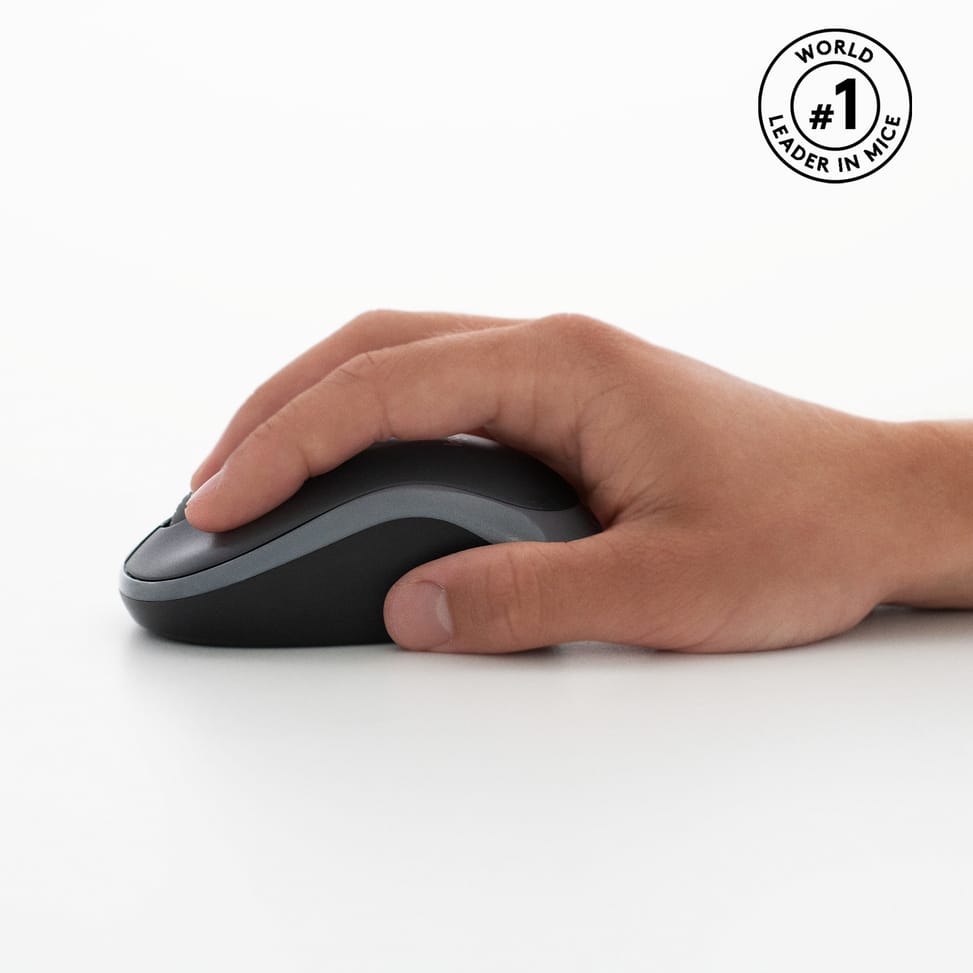 Logitech Wireless Combo MK270 clavier Souris incluse RF sans fil QWERTY US International Noir, Argent (920-004508) — image 3
