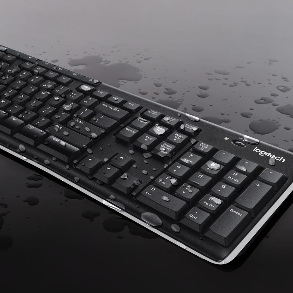 Logitech Wireless Combo MK270 clavier Souris incluse RF sans fil QWERTY US International Noir, Argent (920-004508) — image 4