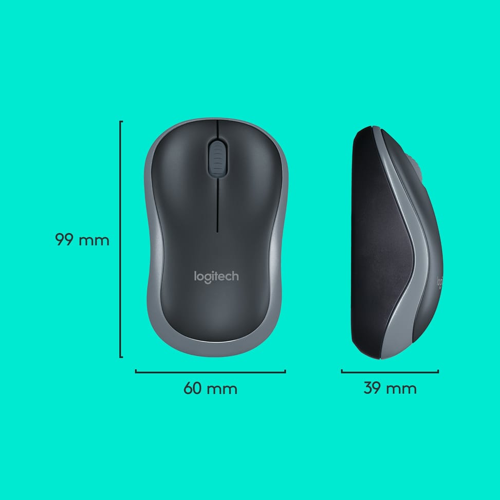 Logitech Wireless Combo MK270 clavier Souris incluse RF sans fil QWERTY US International Noir, Argent (920-004508) — image 8