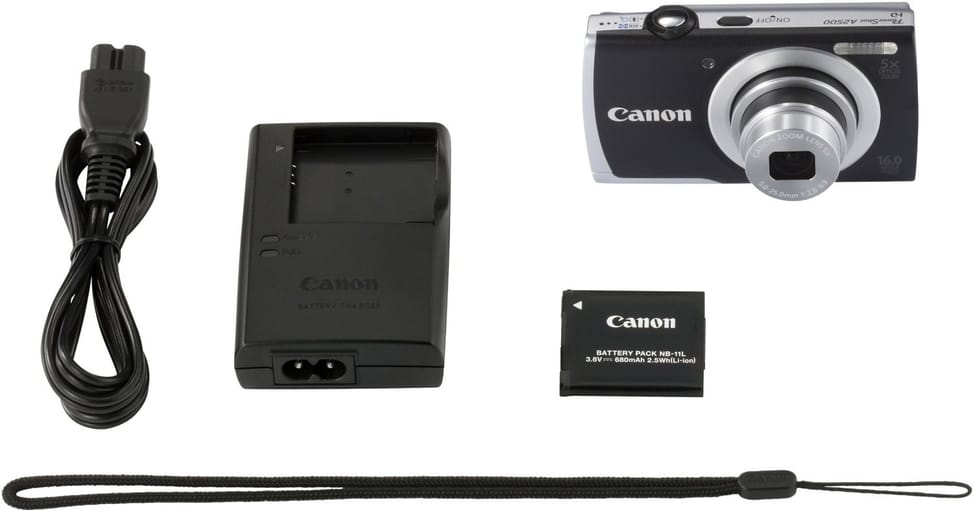 Appareil photo Canon PowerShot A2500 16MP/5X + Etui et Carte SD offerts — image 4