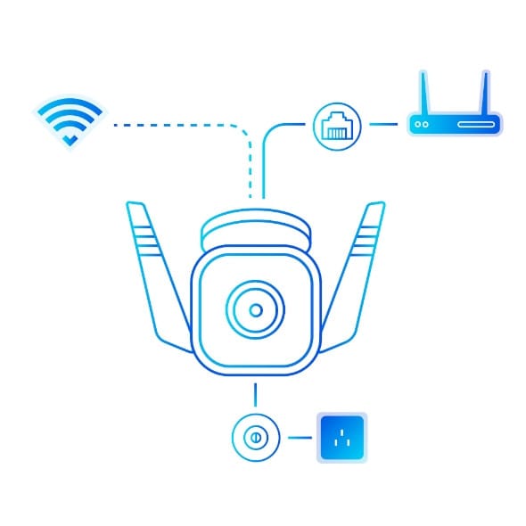 TP-Link TC65 caméra de sécurité Cosse Caméra de sécurité IP Extérieure 2304 x 1296 pixels Plafond/mur (TC65) — image 3