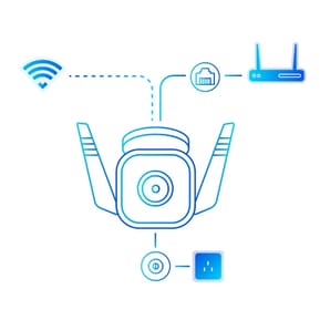 TP-Link TC65 caméra de sécurité Cosse Caméra de sécurité IP Extérieure 2304 x 1296 pixels Plafond/mur (TC65) — image 3