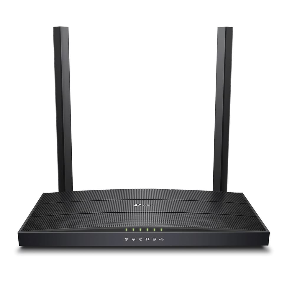 راوتر لاسلكي TP-Link Archer VR400 ثنائي النطاق (2.4 GHz / 5 GHz) بمنافذ Gigabit Ethernet أسود (ARCHERVR400) — صورة 1