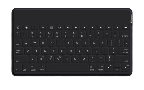 Logitech Keys-To-Go Noir Bluetooth QWERTY Néerlandais, Anglais britannique (920-006710)
