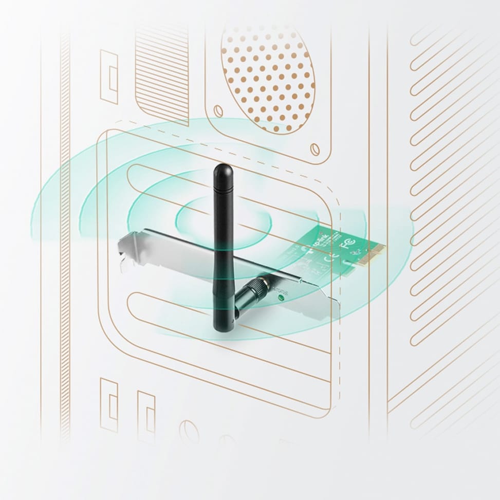 بطاقة شبكة داخلية WLAN TP-Link TL-WN781ND 150 Mbit/s (TL-WN781ND) — صورة 3