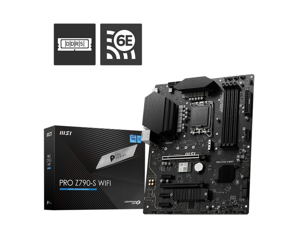 MSI PRO Z790-S WIFI carte mère Intel Z790 LGA 1700 ATX (PRO Z790-S WIFI) — image 1