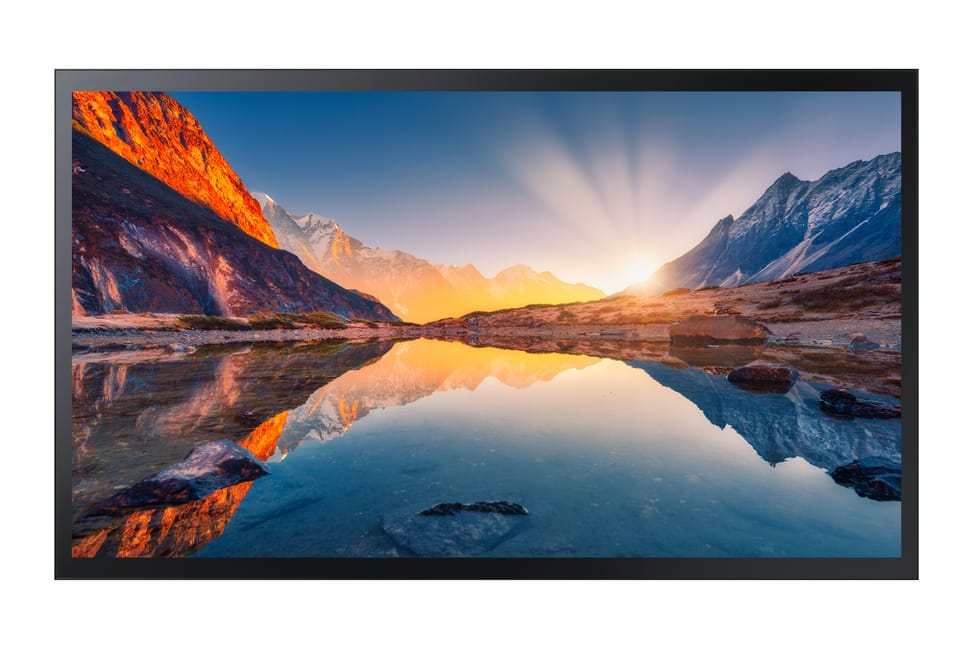 Samsung QMB-T Panneau plat de signalisation numérique 139,7 cm (55") Wifi 400 cd/m² Noir Écran tactile Tizen 6.5 — image 1