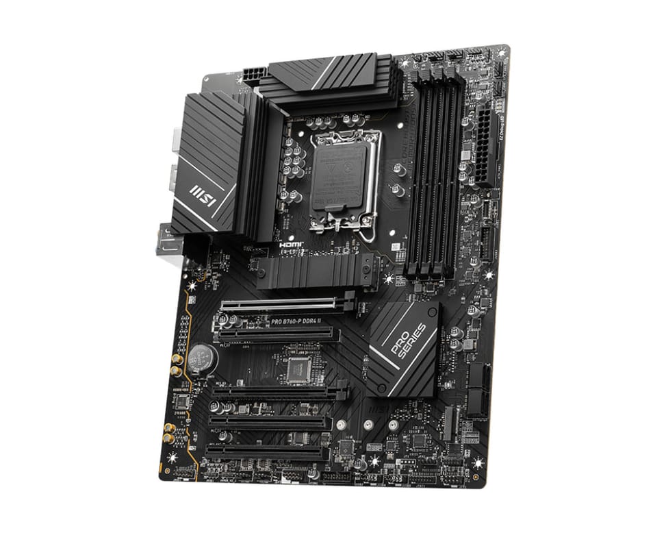 MSI PRO B760-P DDR4 II carte mère Intel B760 LGA 1700 ATX (PRO B760-P DDR4 II) — image 3