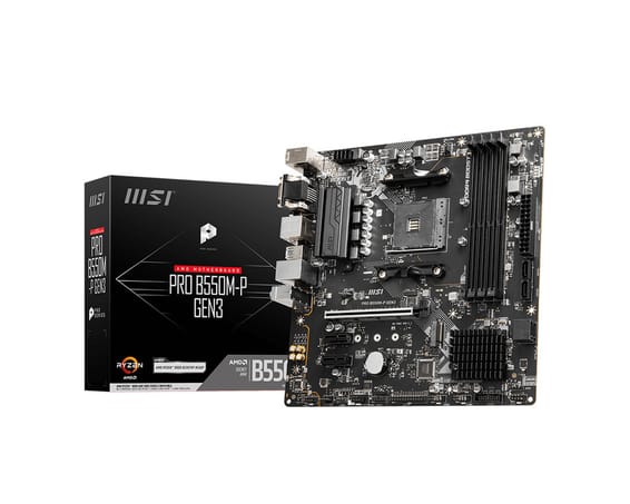 MSI PRO B550M-P GEN3 carte mère AMD B550 Emplacement AM4 micro ATX (PRO B550M-P GEN3)