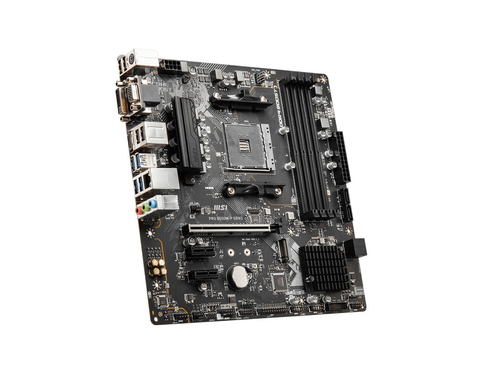 MSI PRO B550M-P GEN3 carte mère AMD B550 Emplacement AM4 micro ATX (PRO B550M-P GEN3) — image 4