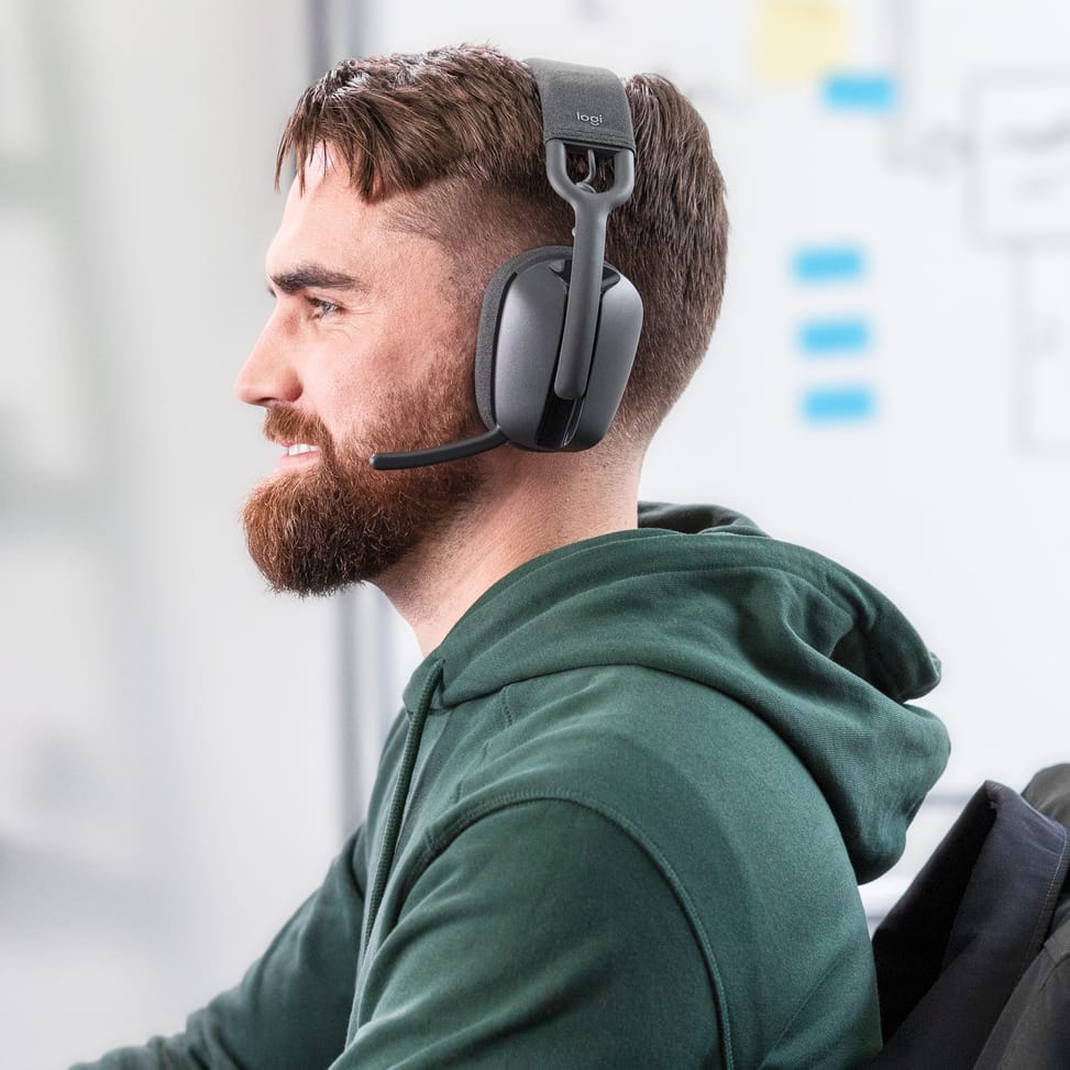 Logitech Zone Vibe 125 Casque Sans fil Arceau Bureau/Centre d'appels Bluetooth Graphite (981-001126) — image 2