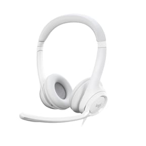Micro-casque filaire Logitech H390 blanc - USB Type-A (981-001286) — image 2
