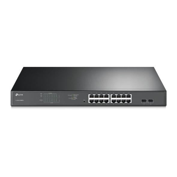 TP-Link TL-SG1218MPE Géré L2 Gigabit Ethernet (10/100/1000) Connexion Ethernet, supportant l'alimentation via ce port (PoE) 1U — image 1