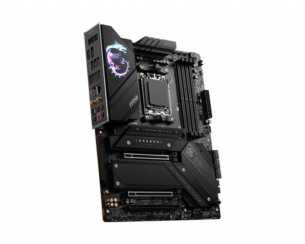 MSI MPG X670E CARBON WIFI carte mère AMD X670 Emplacement AM5 ATX (MPG X670E CARBON WIFI) — image 4
