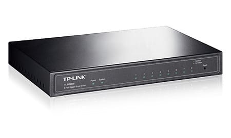 TP-Link TL-SG2008 Géré L2 Gigabit Ethernet (10/100/1000) Noir (TL-SG2008 V1) — image 2
