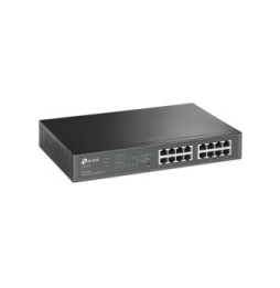 TP-Link TL-SG1016PE Géré L2 Gigabit Ethernet (10/100/1000) Connexion Ethernet, supportant l'alimentation via ce port (PoE) 1U