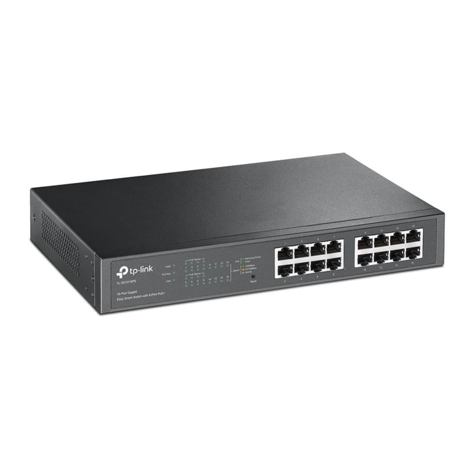 TP-Link TL-SG1016PE Géré L2 Gigabit Ethernet (10/100/1000) Connexion Ethernet, supportant l'alimentation via ce port (PoE) 1U — image 2