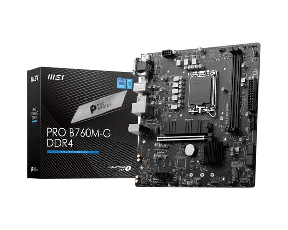 MSI PRO B760M-G DDR4 carte mère Intel B760 LGA 1700 micro ATX (PRO B760M-G DDR4)