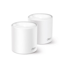 TP-Link Deco X60 Bi-bande (2,4 GHz / 5 GHz) Wi-Fi 6 (802.11ax) Blanc 2 Interne (DECO X60(2-PACK))