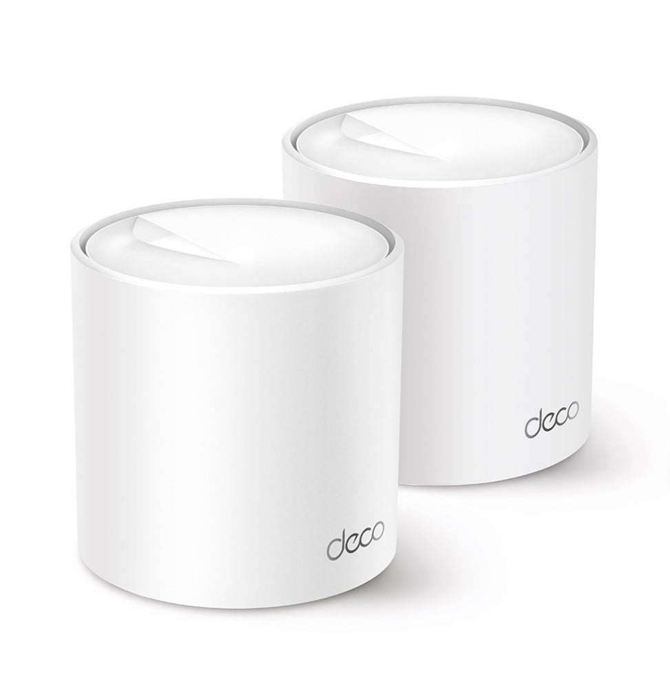 TP-Link Deco X60 Bi-bande (2,4 GHz / 5 GHz) Wi-Fi 6 (802.11ax) Blanc 2 Interne (DECO X60(2-PACK))