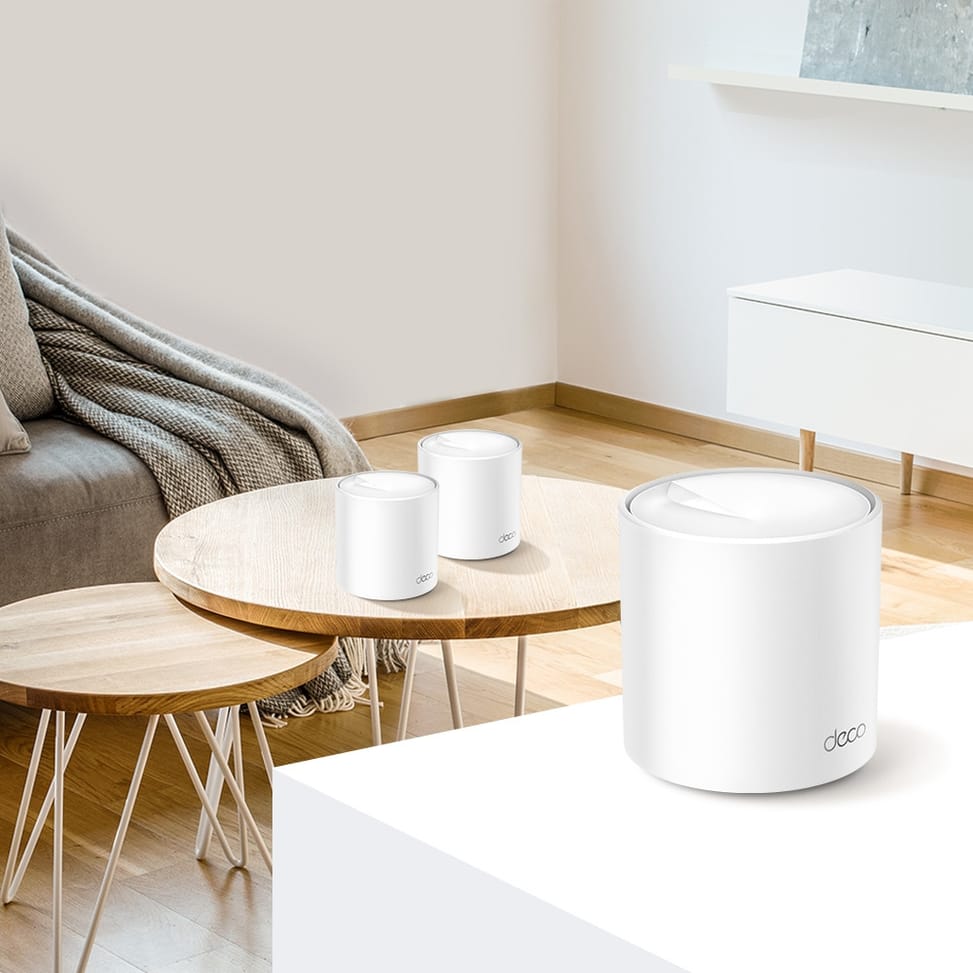 TP-Link Deco X60 Bi-bande (2,4 GHz / 5 GHz) Wi-Fi 6 (802.11ax) Blanc 2 Interne (DECO X60(2-PACK)) — image 3