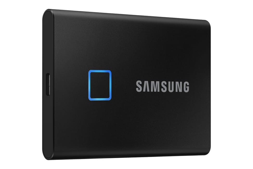 Samsung MU-PC2T0K 2 To Noir Portable SSD T7 Touch USB 3.2, NVMe, 2TB (MU-PC2T0K/WW) — image 9