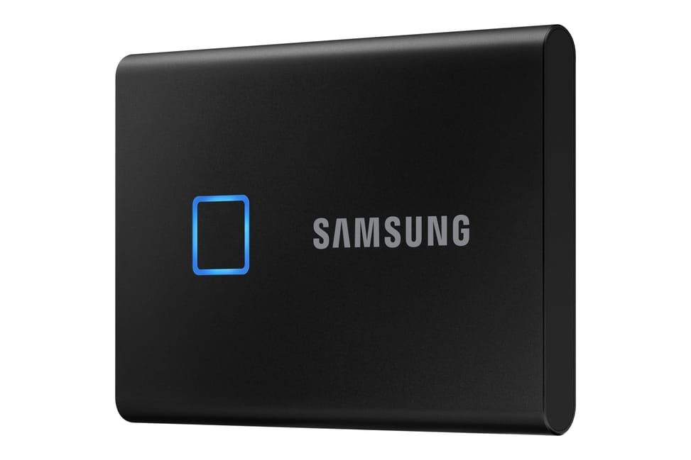 Samsung MU-PC2T0K 2 To Noir Portable SSD T7 Touch USB 3.2, NVMe, 2TB (MU-PC2T0K/WW) — image 10