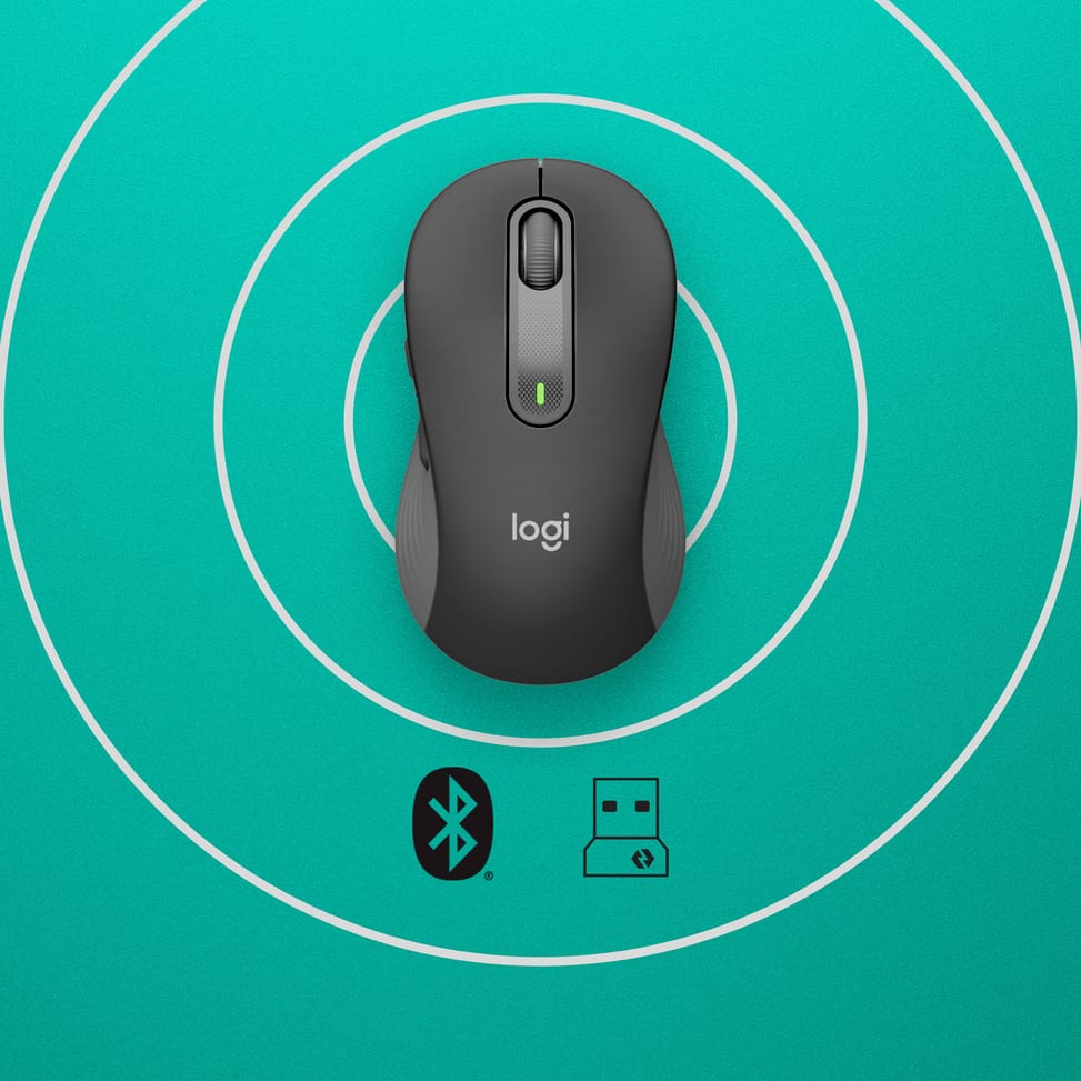 Logitech Signature M650 for Business souris Droitier RF sans fil + Bluetooth Optique 4000 DPI (910-006348) — image 3