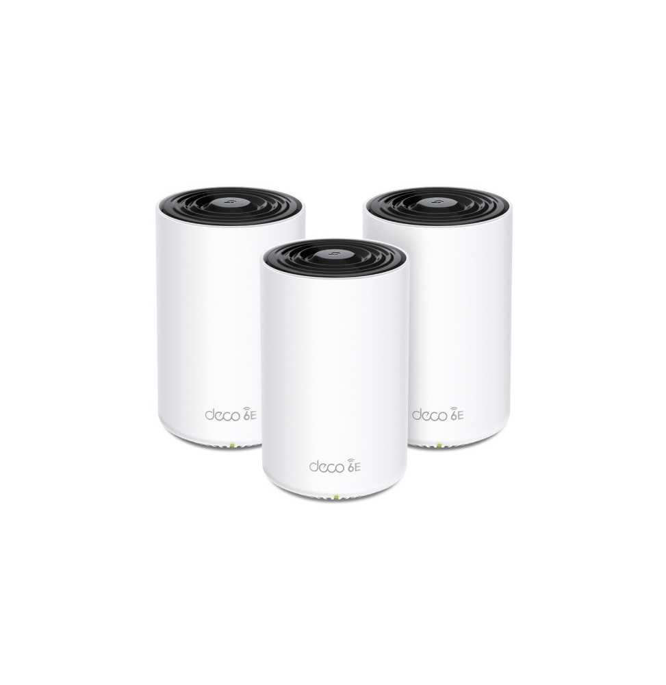 TP-Link Deco XE75 Tri-bande (2,4 GHz / 5 GHz / 6 GHz) Wi-Fi 6E (802.11ax) Blanc 3 Interne (DECO XE75(3-PACK))