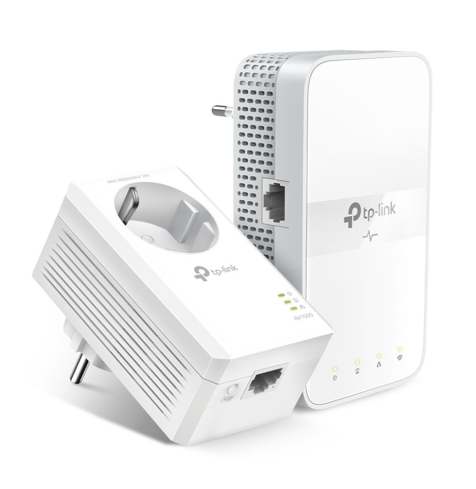 TP-Link TL-WPA7617 KIT Adaptateur réseau CPL 1200 Mbit/s Ethernet/LAN Wifi Blanc 2 pièce(s) (TL-WPA7617 KIT)