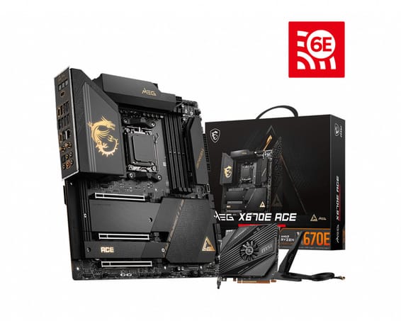 MSI MEG X670E ACE carte mère AMD X670 Emplacement AM5 ATX étendu (MEG X670E ACE)