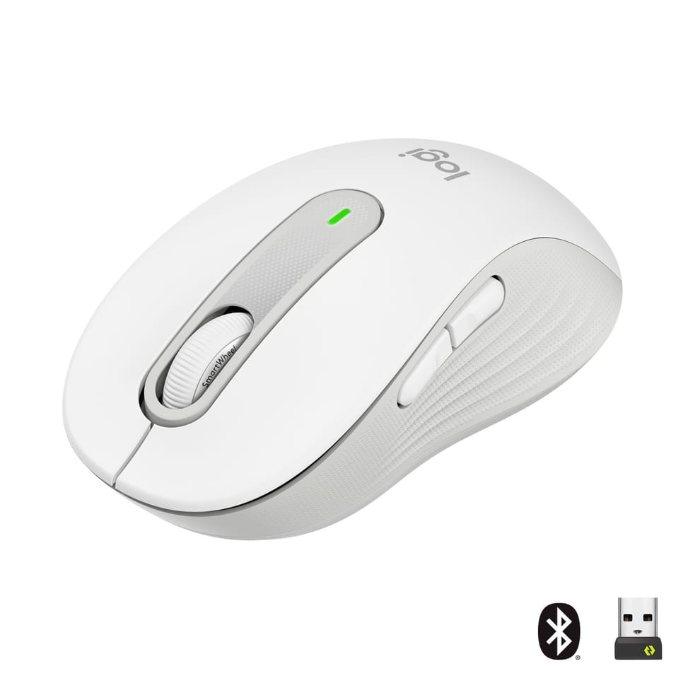 Logitech Signature M650 Right-Handed Wireless RF + Bluetooth Optical Mouse 2000 DPI (910-006255) — image 1