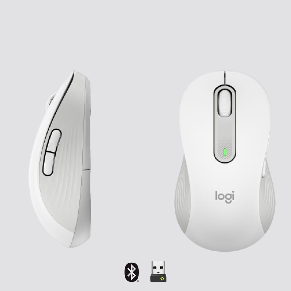 Logitech Signature M650 souris Gauche RF sans fil + Bluetooth Optique 2000 DPI (910-006240) — image 6
