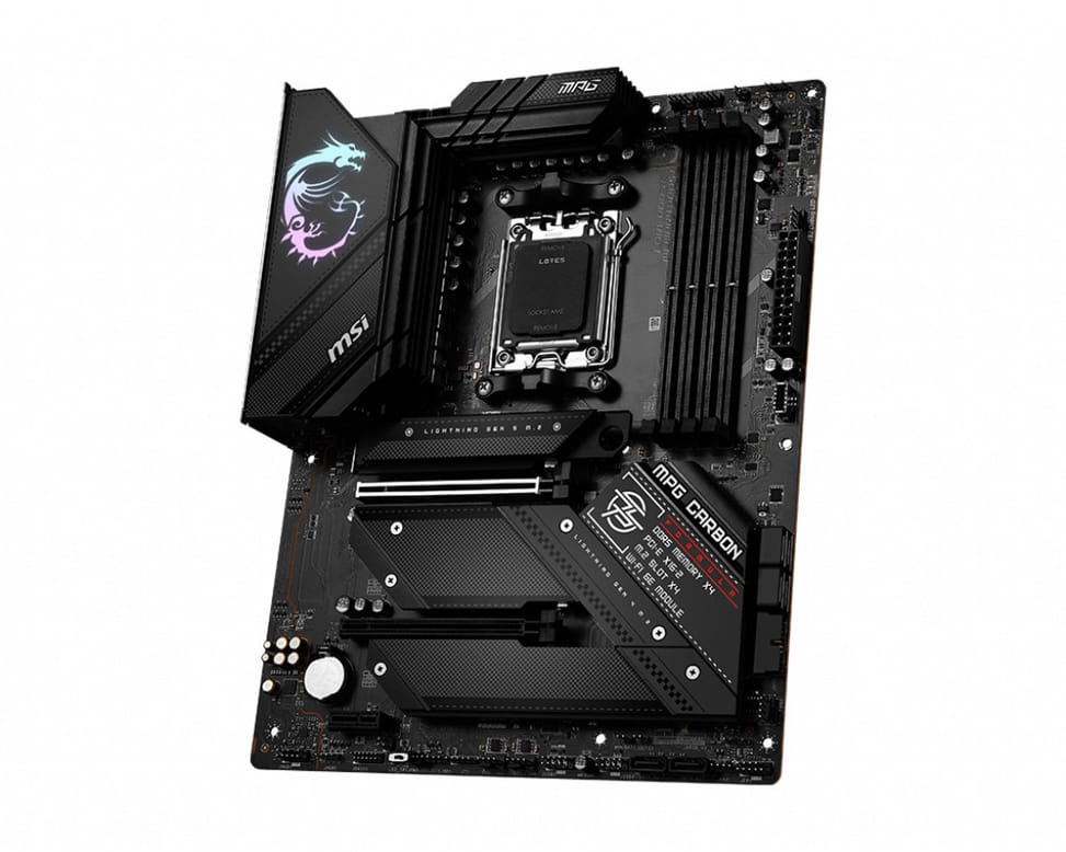 MSI MPG B650 CARBON WIFI carte mère AMD B650 Emplacement AM5 ATX (MPG B650 CARBON WIFI) — image 2