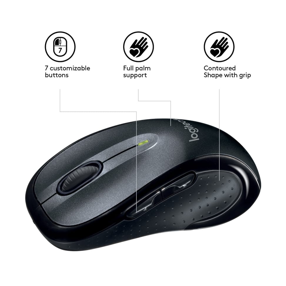 Logitech M510 souris RF sans fil Laser (910-001826) — image 5