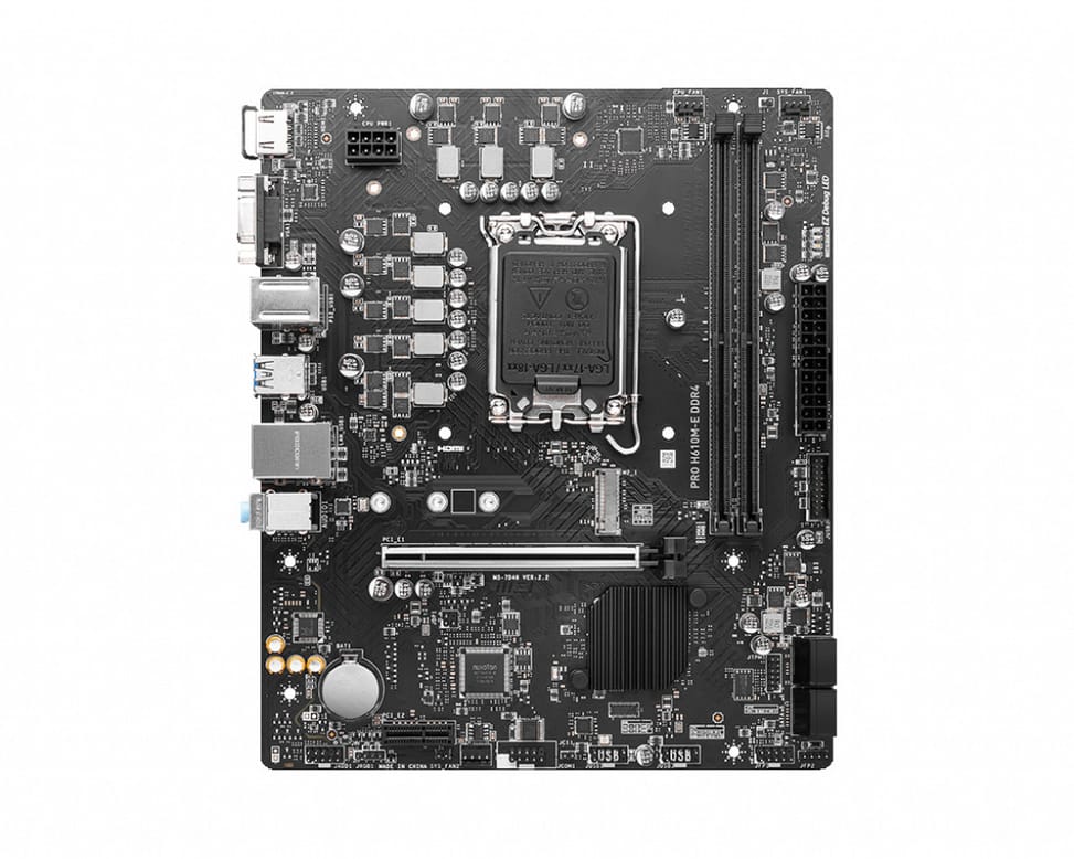 MSI PRO H610M-E DDR4 carte mère Intel H610 LGA 1700 micro ATX (PRO H610M-E DDR4) — image 2